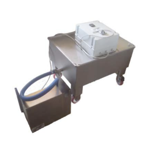 ECHIPAMENT AUTOMATIZAT, CU GENERATOR DE VAPORI SI CARUCIOR TIP CRINTA PENTRU MATURAREA LA CALD A BRÂNZETURILOR